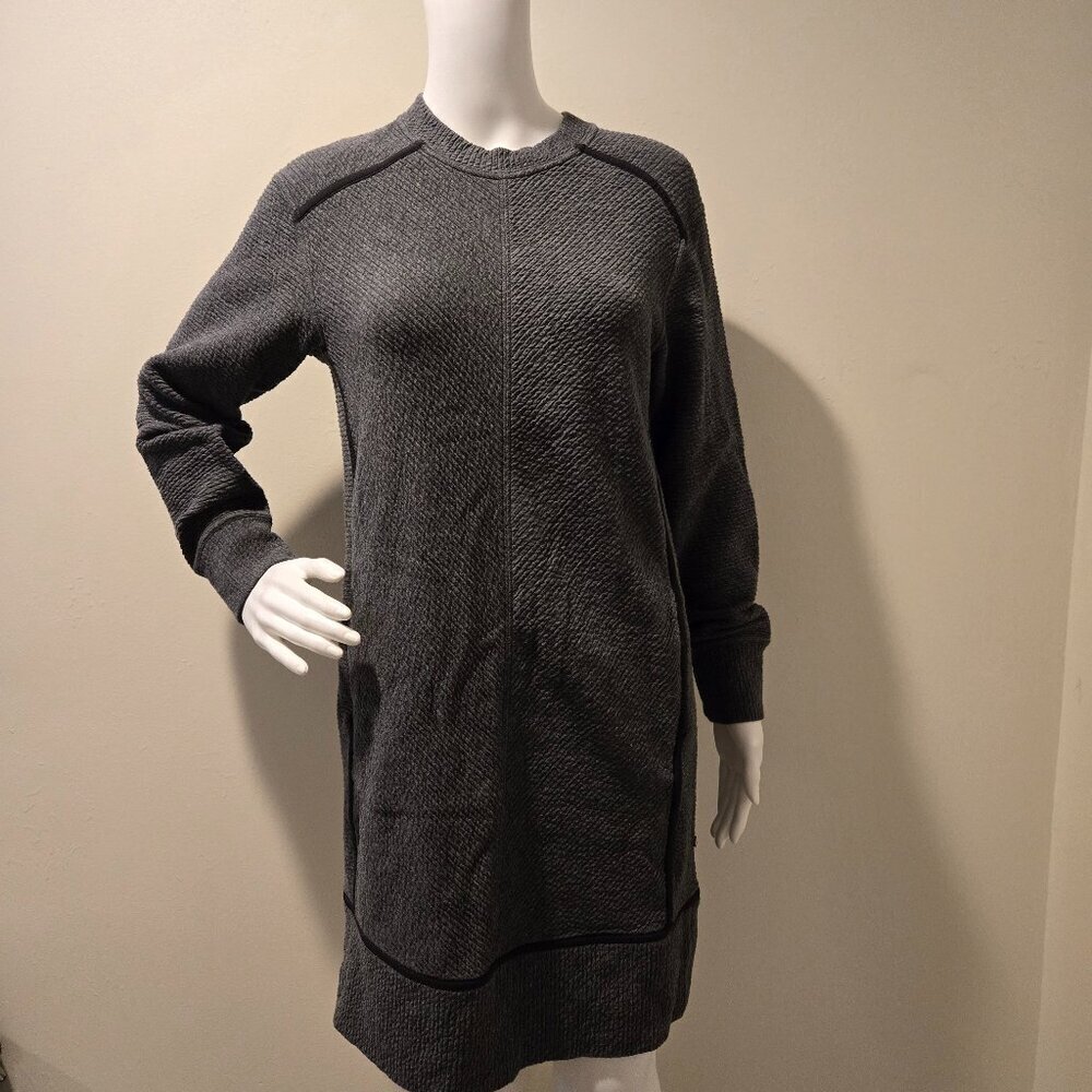 Lululemon On Repeat Dress Heathered Core Dark Gray 6